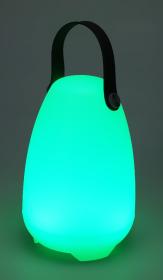 Progarden Nabíjecí lampa kempingová venkovní s ovladačem RGB 26 cm