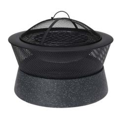 Progarden Ohniště přenosné s grilem umělý beton / kov