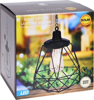 Progarden Solární světlo na zahradu závěsné kulatý design