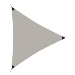 Progarden Stínící plachta trojúhelník 3,6 x 3,6 x 3,6 m šedohnědá