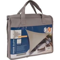 Progarden Stínící plachta trojúhelník 3,6 x 3,6 x 3,6 m šedohnědá