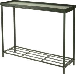 Progarden Stojan na květiny kovový stolek 75x23x60cm zelená Progarden Stojan na květiny kovový stolek 75x23x60cm zelená