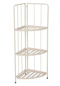 Progarden Stojan na květiny rohový 3 patra béžová