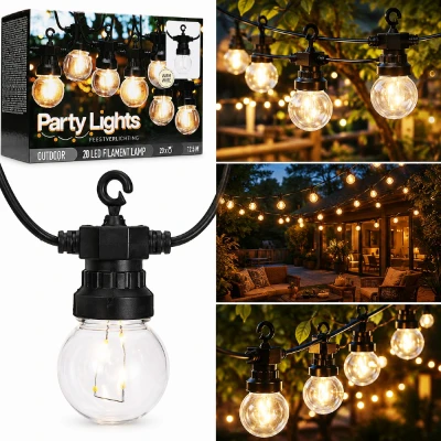 Progarden Světelný řetěz LED PARTY venkovní 20 světel