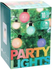 Progarden Světelný řetěz venkovní LED PARTY 10 žárovek barevná Progarden Světelný řetěz venkovní LED PARTY 10 žárovek barevná