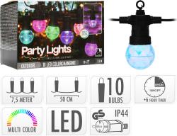 Progarden Světelný řetěz LED PARTY 10 žárovek 7,5m Progarden Světelný řetěz LED PARTY 10 žárovek 7,5m