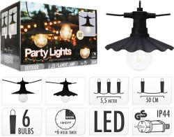 Progarden Světelný řetěz LED PARTY 6 žárovek 5,5m Progarden Světelný řetěz LED PARTY 6 žárovek 5,5m