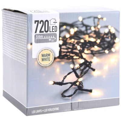 Progarden Vánoční světelný řetěz 720 LED teplá bílá