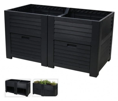 Progarden Vyvýšený záhon antracit 150 x 76 x 78 cm Progarden Vyvýšený záhon antracit 150 x 76 x 78 cm