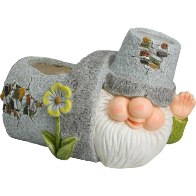 Progarden Zahradní dekorace květináč trpaslík 30 x 20 x 21 cm levá ruka