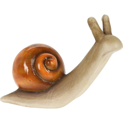 Progarden Zahradní dekorace šnek 30 cm hnědá