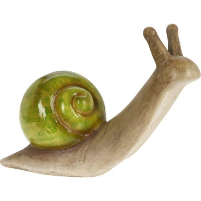 Progarden Zahradní dekorace šnek 30 cm zelená