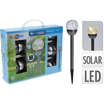Progarden Zahradní solární LED osvětlení sada 5 ks