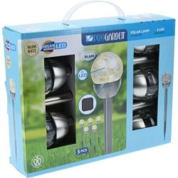 Progarden Zahradní solární LED osvětlení sada 5 ks