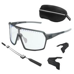 Progress Enduro PHC - Exclusive SET Fotochromatické Brýle s Doplňky - Uni-černá Mat/šedá