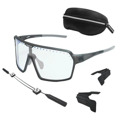 Progress Enduro PHC - Exclusive SET Fotochromatické Brýle s Doplňky - Uni-černá Mat/šedá