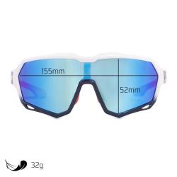 Progress Vortex Blu-r Tricolor Sportovní Sluneční Brýle - Uni-trikolora
