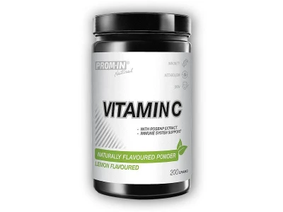 PROM-IN Vitamin C citron 200 g POUZE Citron (VÝPRODEJ)