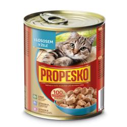 PROPESKO Cat losos v želé, kousky 830 g (bal. 6 ks) PROPESKO Cat losos v želé, kousky 830 g (bal. 6 ks)