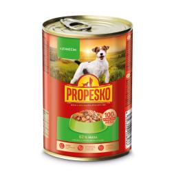 PROPESKO Dog jehněčí v omáčce, kousky 415 g (bal. 12 ks)