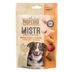 PROPESKO Dog Mistr křupavé kousky s kuřecím 60 g PROPESKO Dog Mistr křupavé kousky s kuřecím 60 g