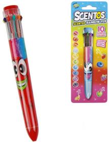 Propiska dětská vícebarevná 10v1 duhová Scentos vonící 2 barvy