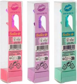 Propisovací kuličkové pero luxusní dětské modré s diamantem Besties 3 barvy