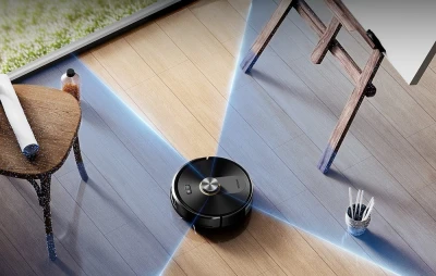 Proscenic Q20 Plus černo-zlatý robotický vysavač s vysáváním a mopováním