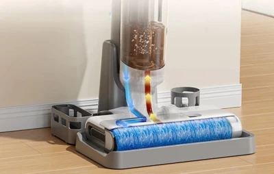 Proscenic F10 Ultra bílo-šedý elektrický mop 3 v 1