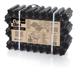 Prosperplast Dlaždice zatravňovací PLANT černá 60x40cm - 1,1m2