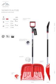 Prosperplast Hrablo SNOWER 55 ALUTUBE červené (VÝPRODEJ)