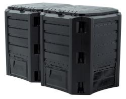 Prosperplast Kompostér COMPOGREEN 2x400 l černý