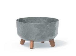 Prosperplast Květináč GRACIA LOW 28,5 cm beton effect Prosperplast Květináč GRACIA LOW 28,5 cm beton effect
