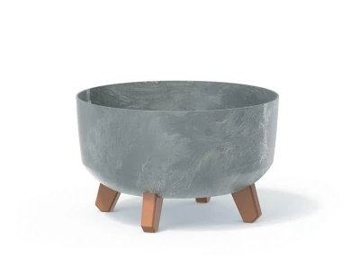 Prosperplast Květináč GRACIA LOW 28,5 cm beton effect Prosperplast Květináč GRACIA LOW 28,5 cm beton effect