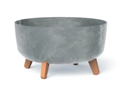 Prosperplast Květináč GRACIA LOW 38 cm beton effect Prosperplast Květináč GRACIA LOW 38 cm beton effect