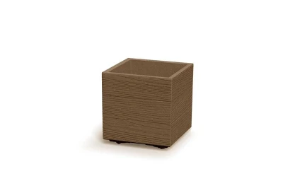 Prosperplast MADERA SQUARE eco wood naturo 28,8 cm hranatý květináč