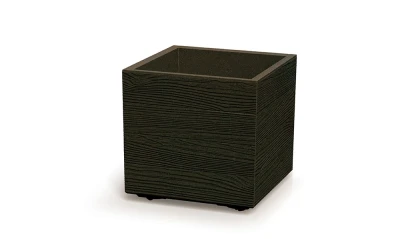 Prosperplast MADERA SQUARE eco wood kávový 38,5 cm květináč