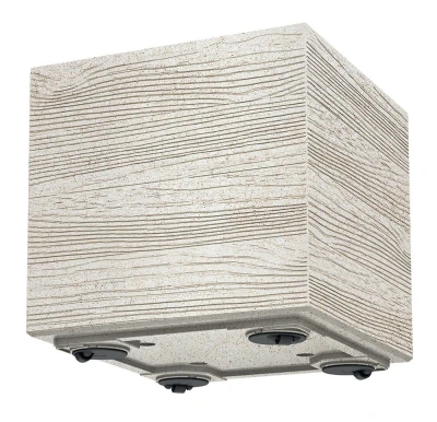 Prosperplast MADERA SQUARE eco wood kávový 38,5 cm květináč