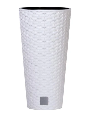 Prosperplast Květináč Rato Tubus s vkladem bílý 30 cm Prosperplast Květináč Rato Tubus s vkladem bílý 30 cm