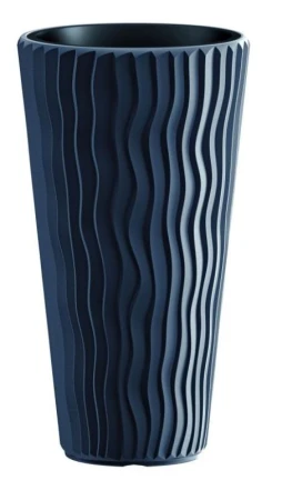 Prosperplast Sandy Slim antracit 34,9 cm dekorační květináč