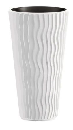 Prosperplast Květináč SANDY SLIM bílý 34,9 cm Prosperplast Květináč SANDY SLIM bílý 34,9 cm