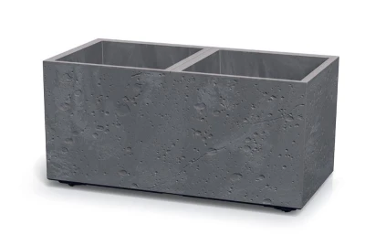 Prosperplast SIERRA CASE Beton Effect 77 cm šedý květináč