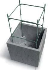 Prosperplast SIERRA CASE Beton Effect 77 cm šedý květináč