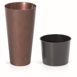 Prosperplast Květináč TUBUS SLIM CORTEN patinující ocel 30 cm