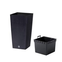 Prosperplast Obal RATO SQUARE 26,5x26,5x50cm, 11/26,6l, ANTR (S433)