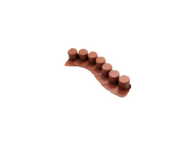 Prosperplast Palisáda IPAL7 6cm x 4,05m terakota