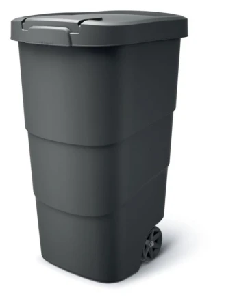 Prosperplast Wheeler antracitová 110l popelnice