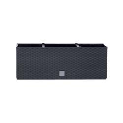 Prosperplast Samozavlažovací květináč Rato Case 51,4 x 19 x 18,6 cm antracit Prosperplast Samozavlažovací květináč Rato Case 51,4 x 19 x 18,6 cm antracit