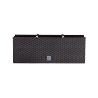 Prosperplast Samozavlažovací květináč Rato Case 51,4 x 19 x 18,6 cm hnědý