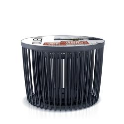 Prosperplast Set 4 univerzálních košů CLUBO antracit